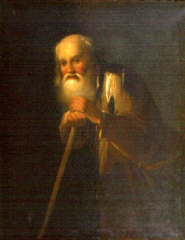 Figura di vecchio con un bastone - Pinacoteca Tosio Martinengo, Brescia